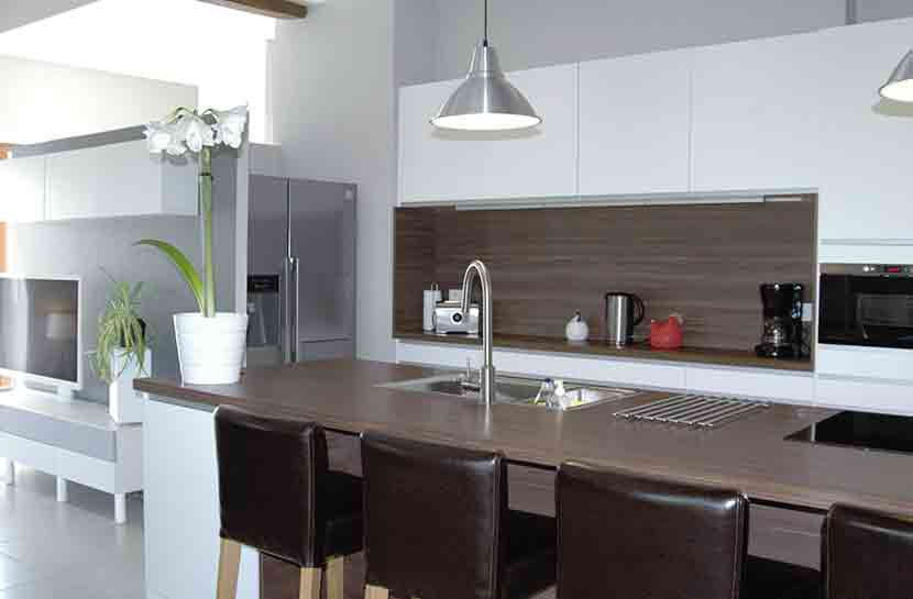 Cuisine dans Gite avec piscine vacances Landes